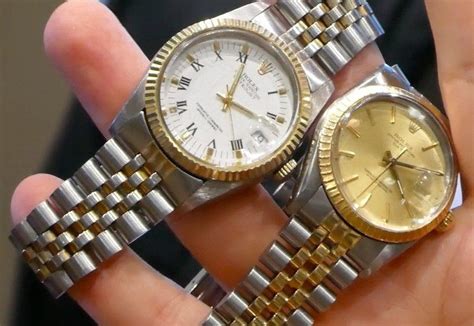 fake gold rolex vs real rolex